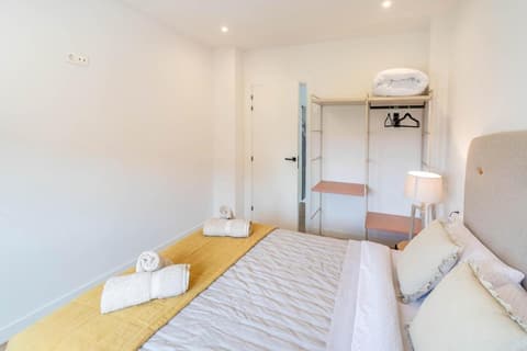 Dormitorio con dos camas de 90 unidas