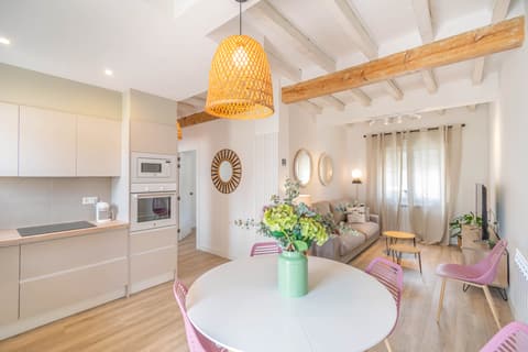 Salón abierto a cocina