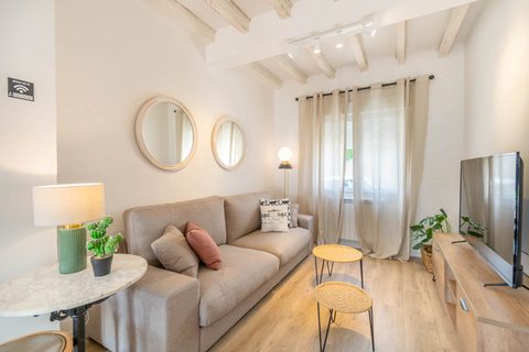 Salón con sofá cama