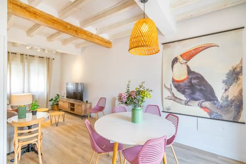 Vista del salón-comedor